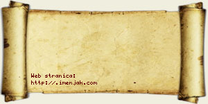 Vesna Sebić vizit kartica